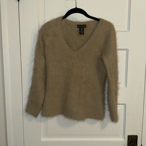 Banana Republic rabbit hair Tan Sweater small